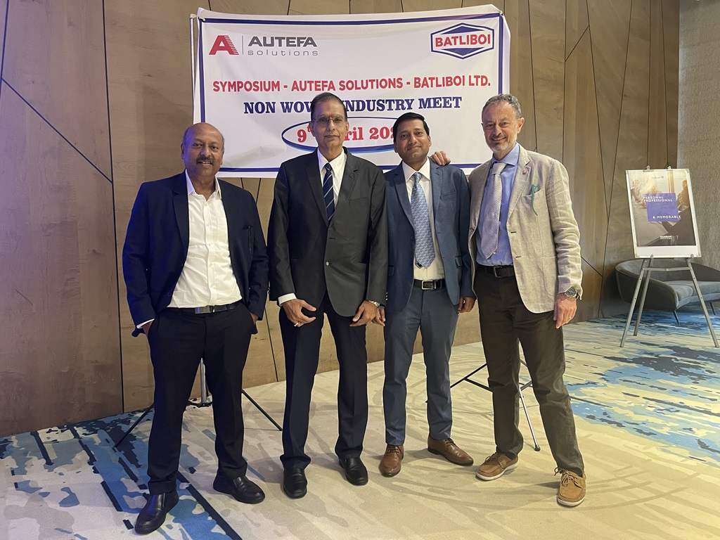 2025 AUTEFA customer day India, Roberto Degrandi, Amrish Gupta and Team Batliboi 2025 AUTEFA customer day India, Roberto Degrandi, Amrish Gupta and Team Batliboi
